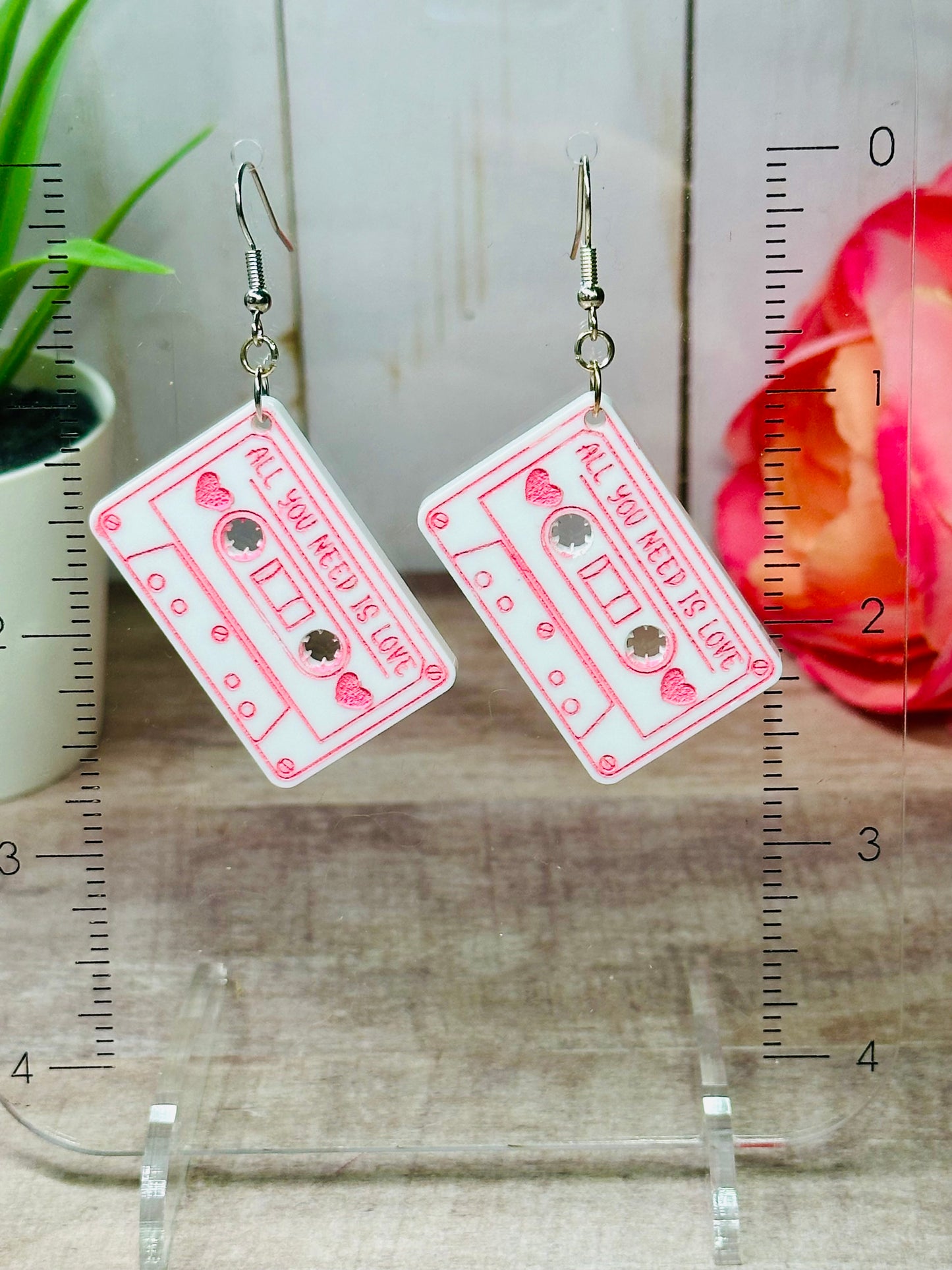 Retro Cassette Earrings