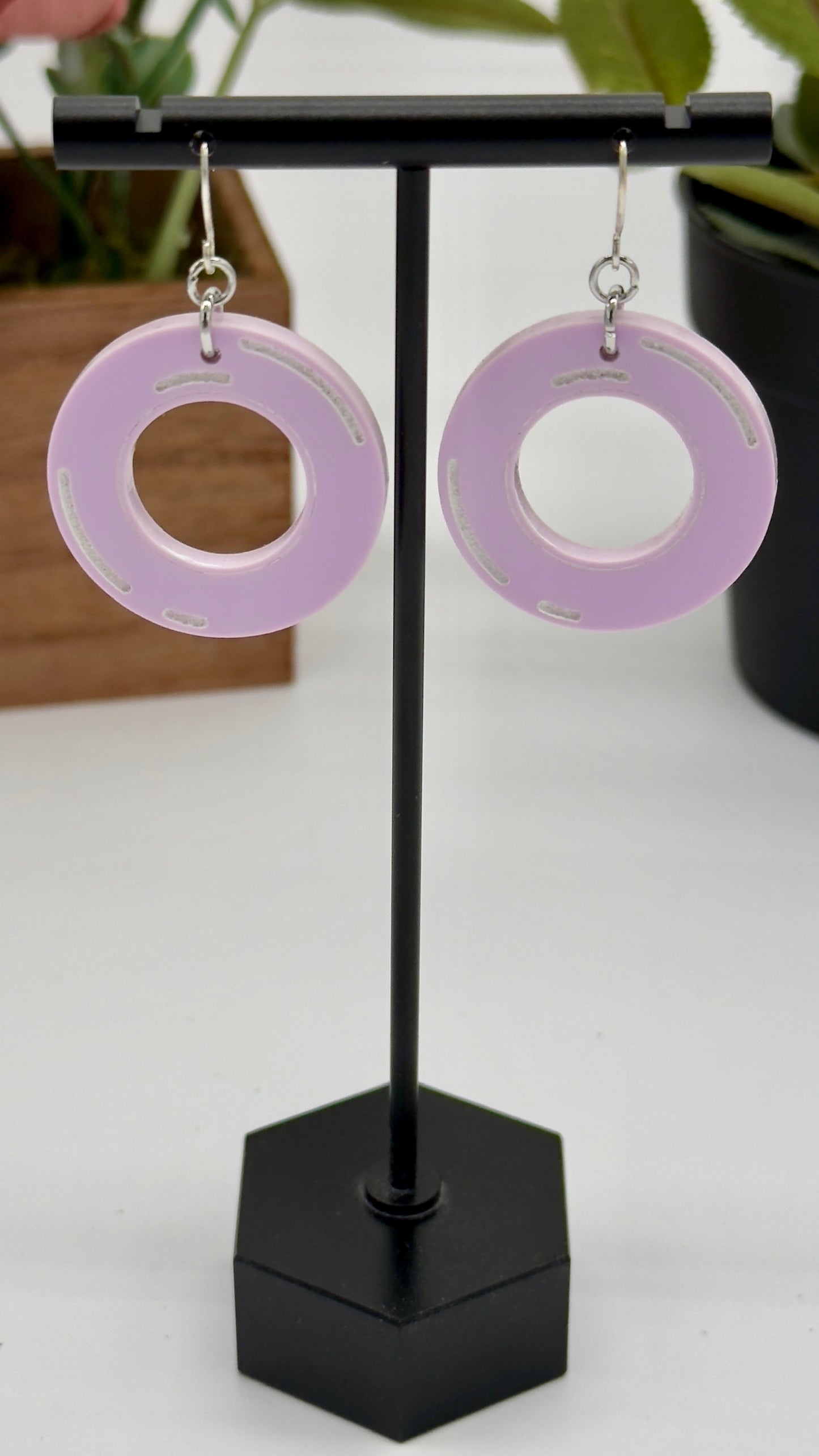 Pool Tube Floaty Dangle Earrings