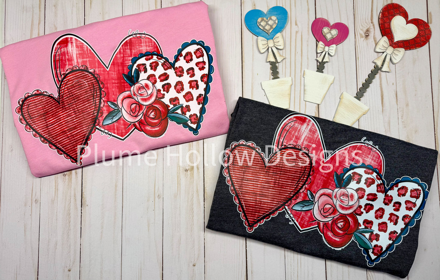 3 Heart T-Shirt