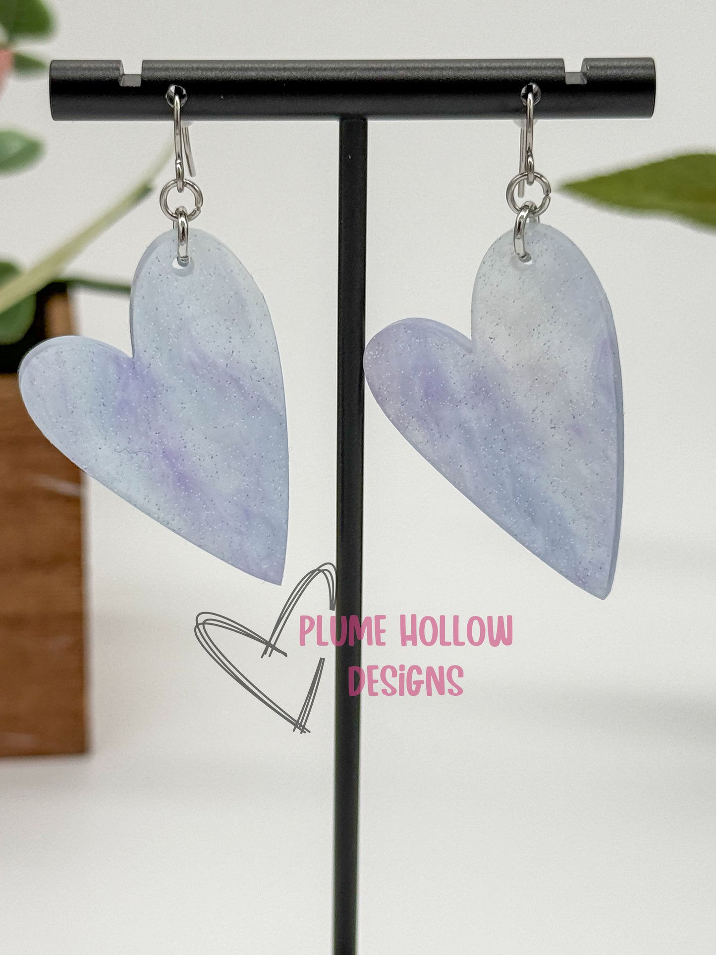 Ice Queen Heart Earrings