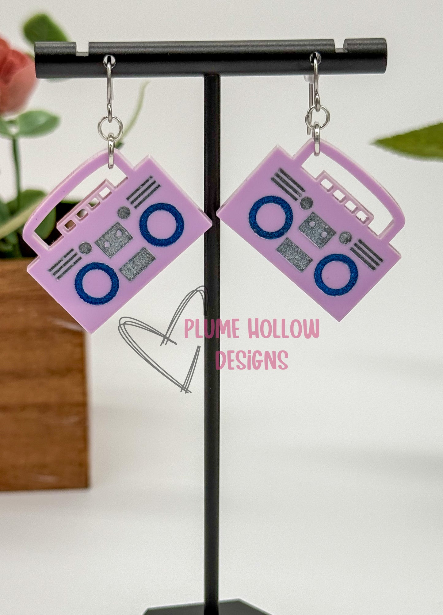 Small Boombox Earrings