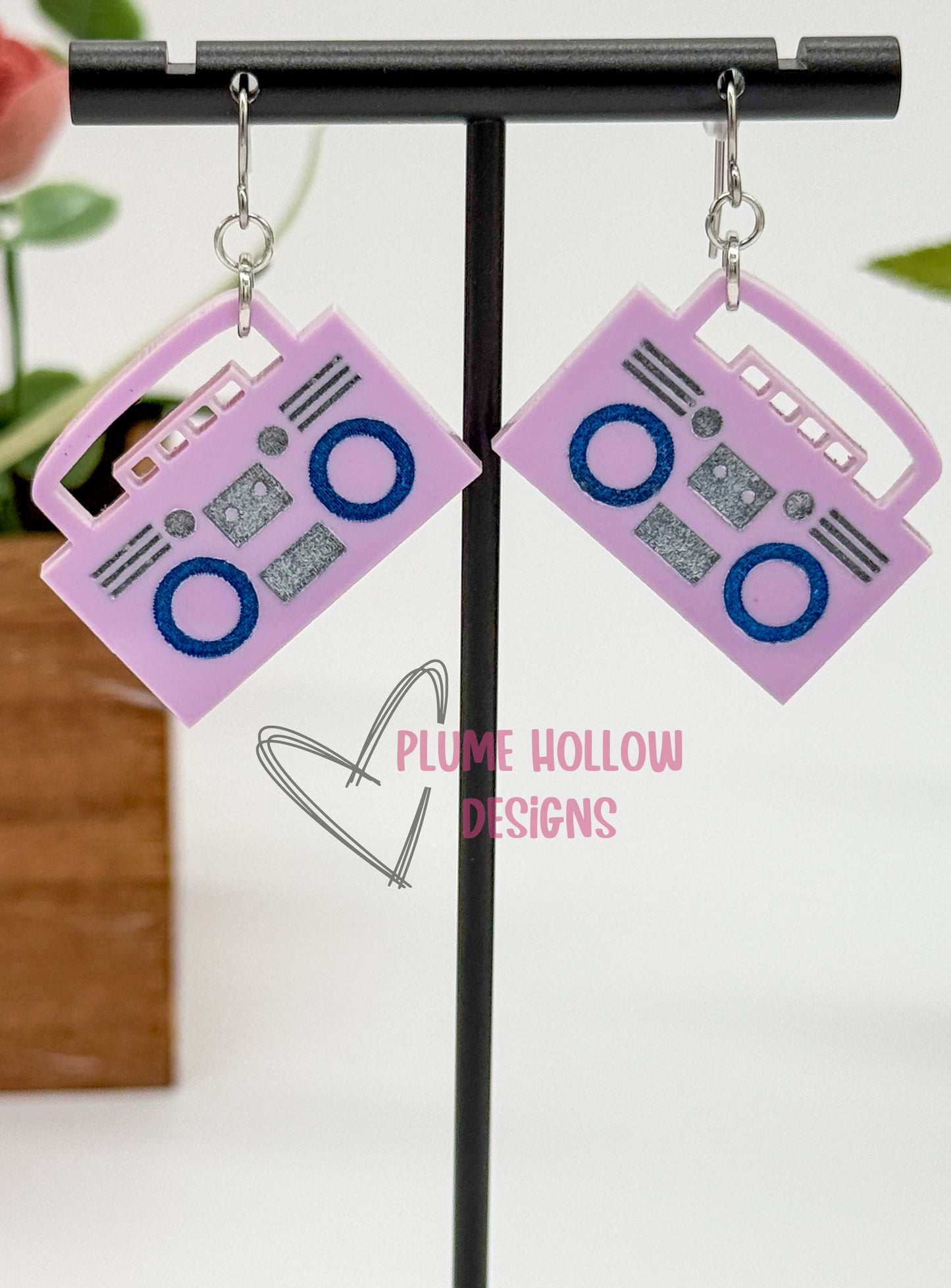 Small Boombox Earrings
