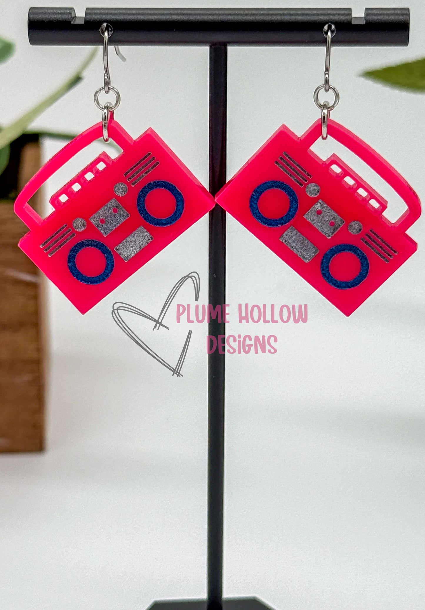Small Boombox Earrings