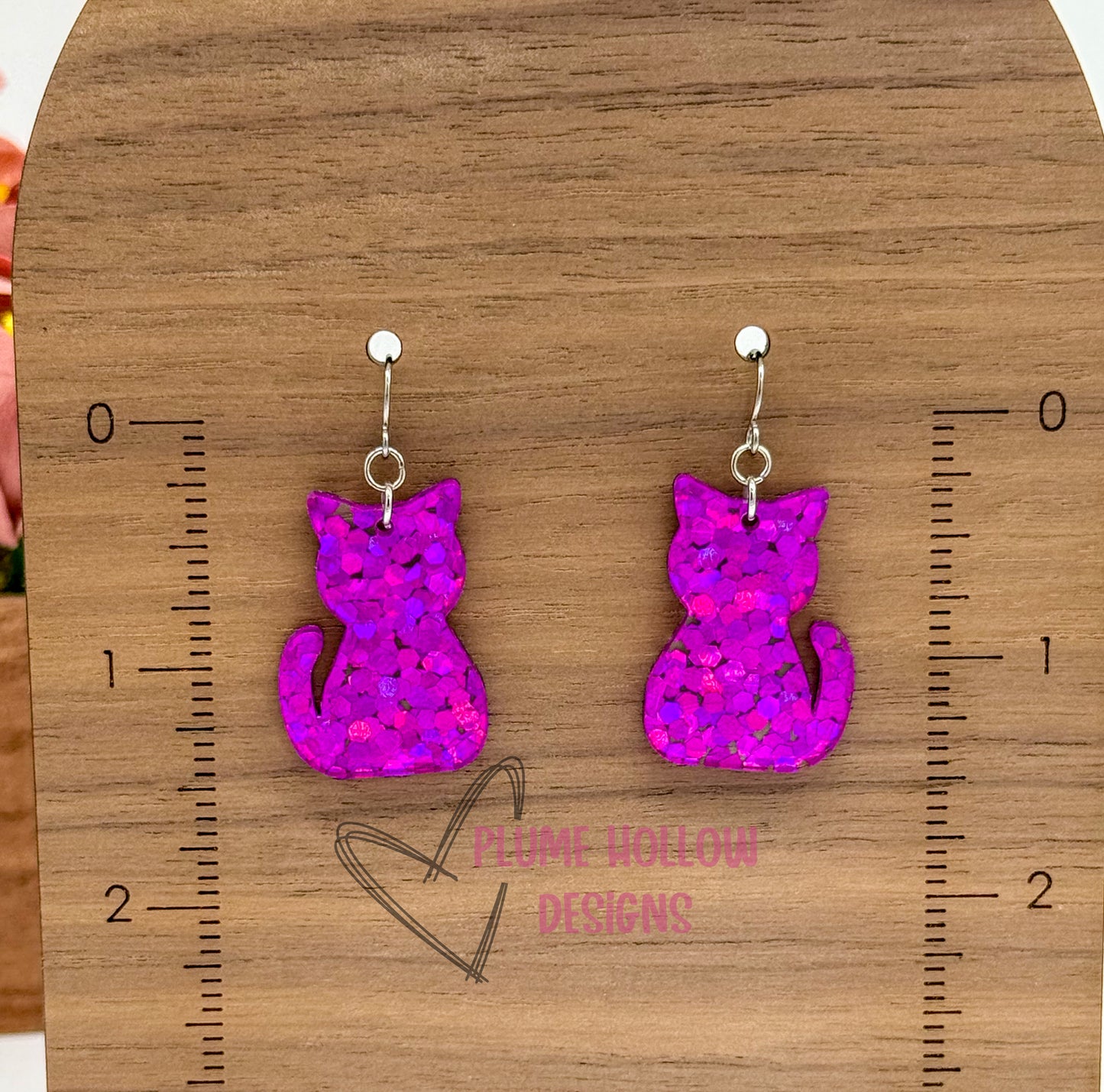 Cat Dangle Earrings