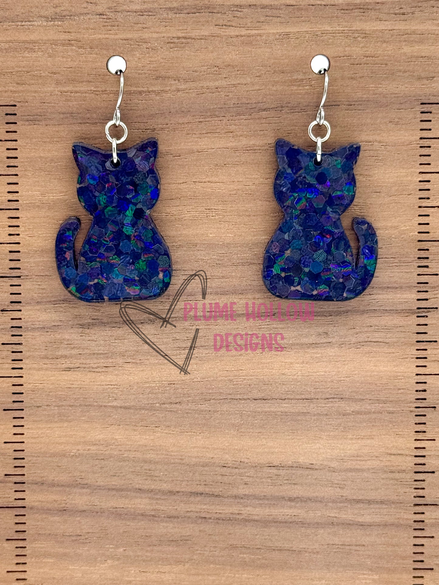 Cat Dangle Earrings