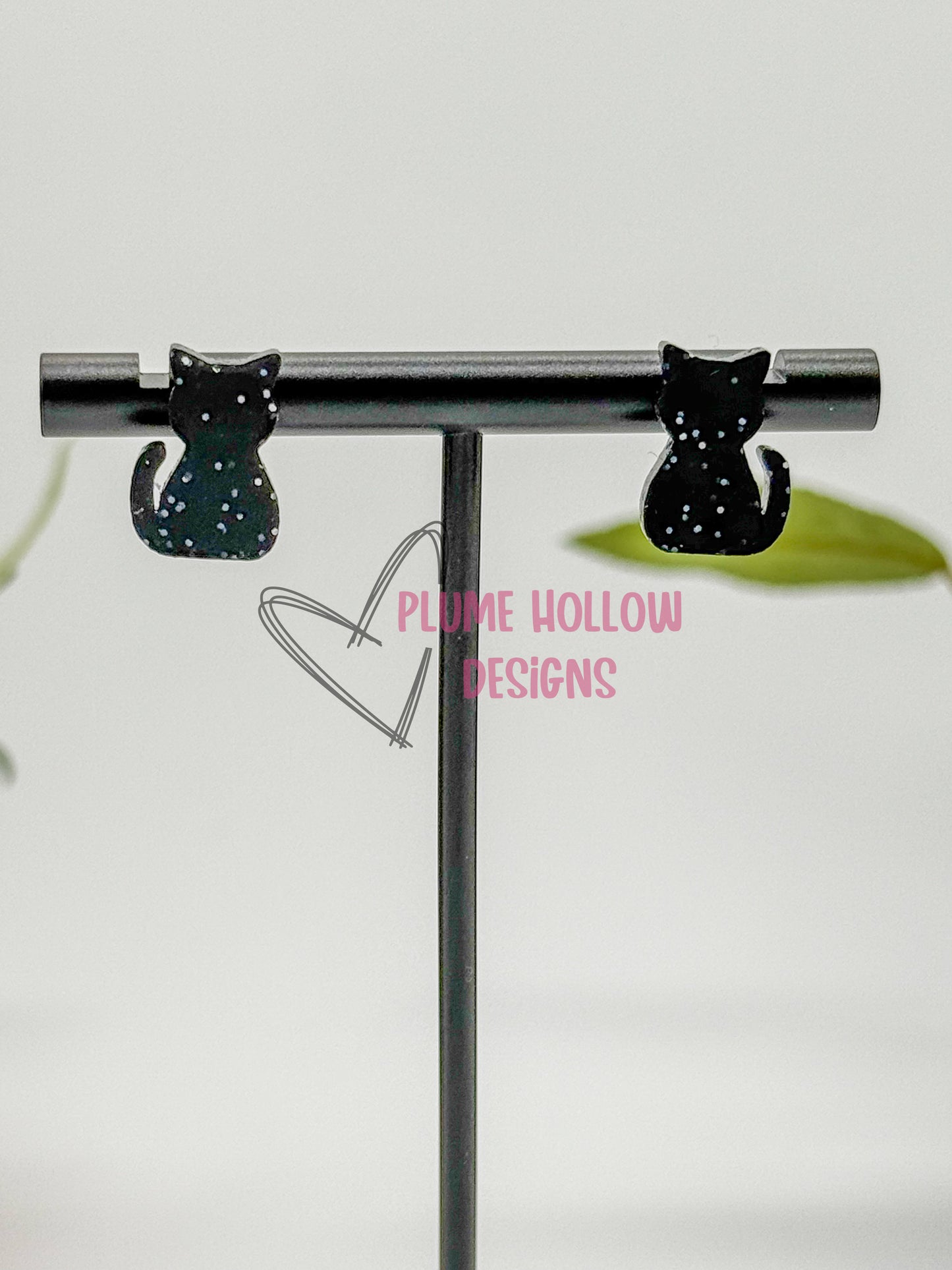 Cat Stud Earrings