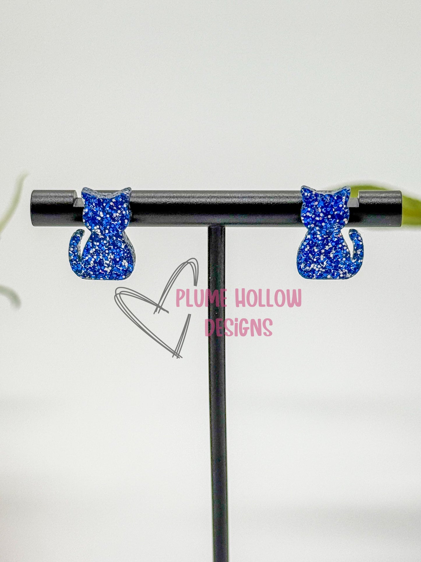 Cat Stud Earrings
