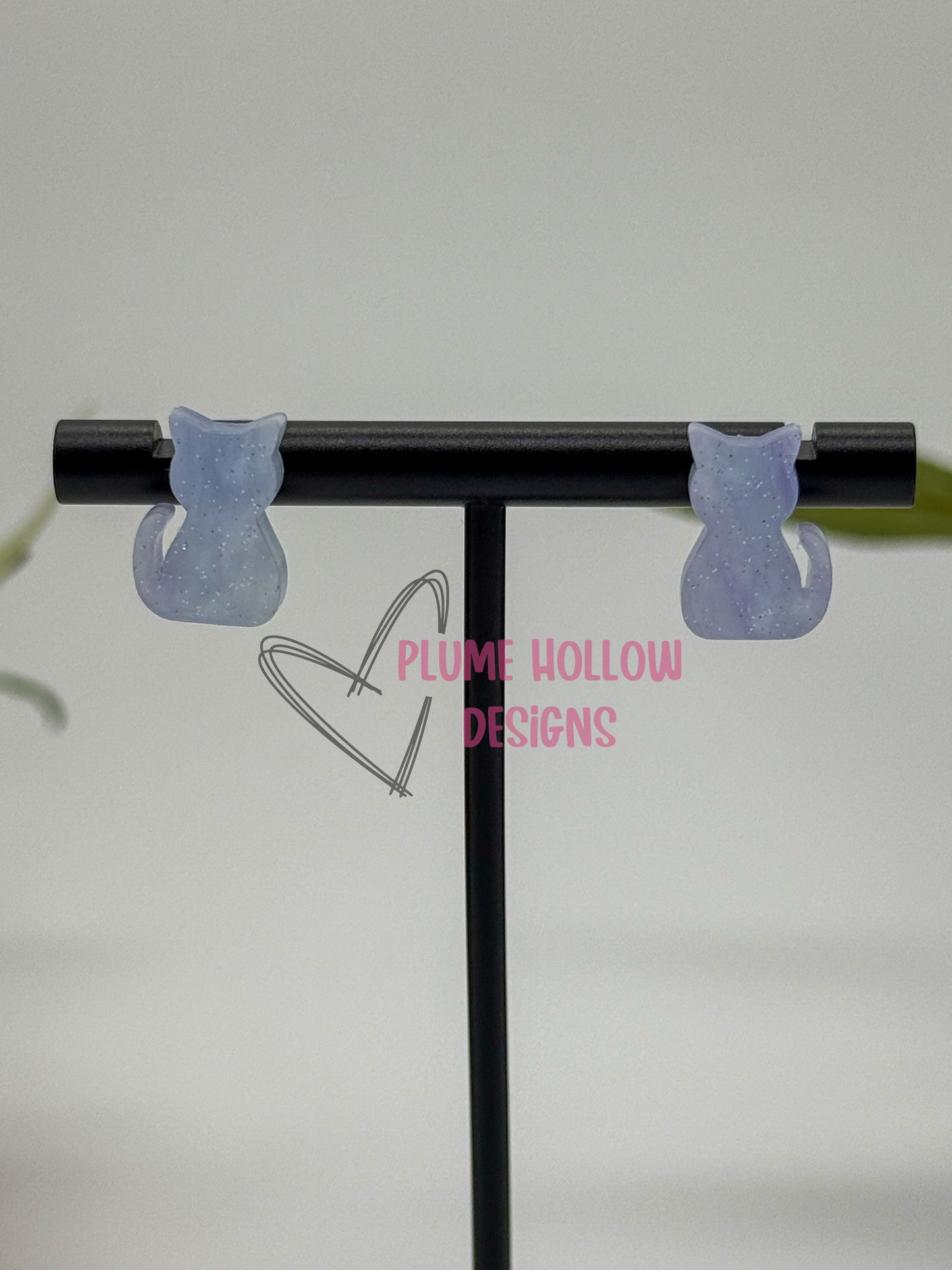 Cat Stud Earrings