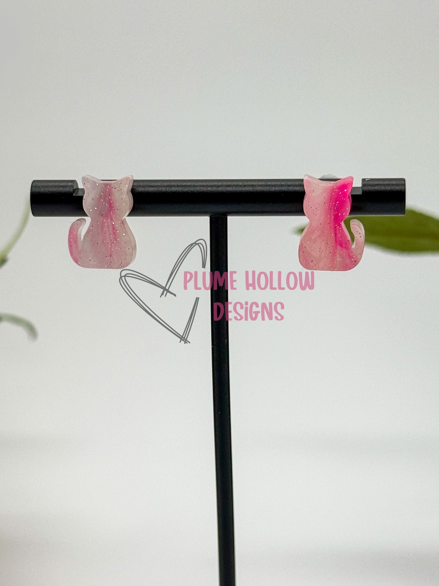 Cat Stud Earrings
