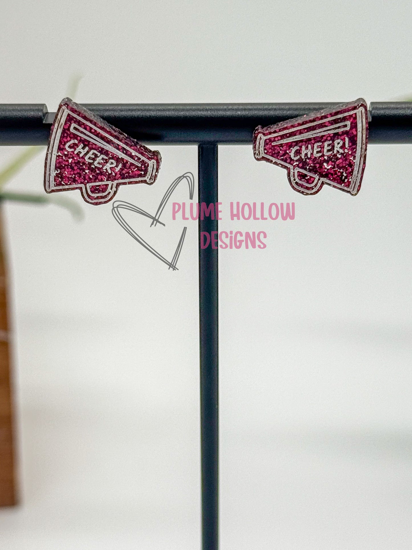 Cheer! Megaphone Stud Earrings