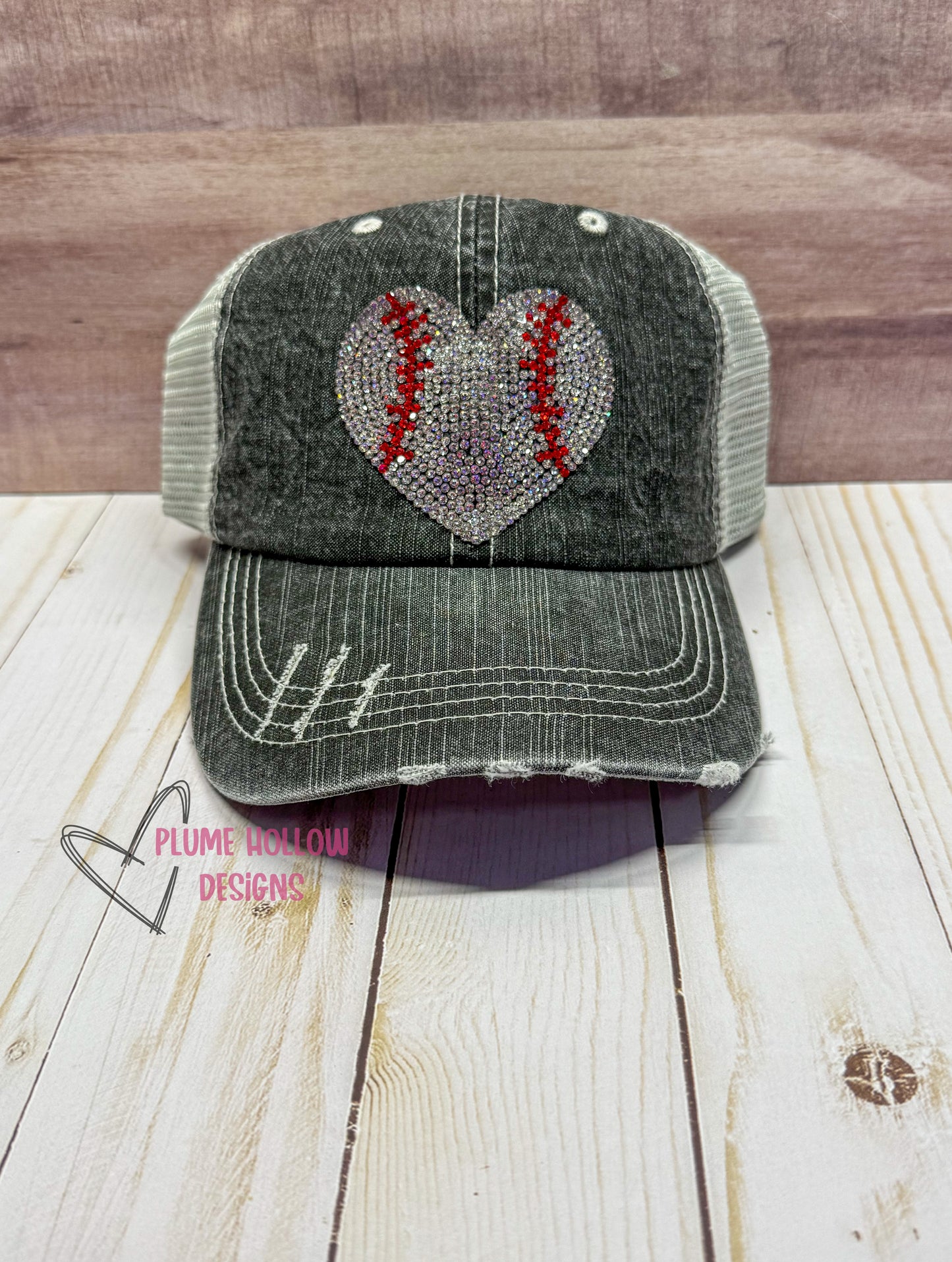 Gemstone Heart Baseball Hat