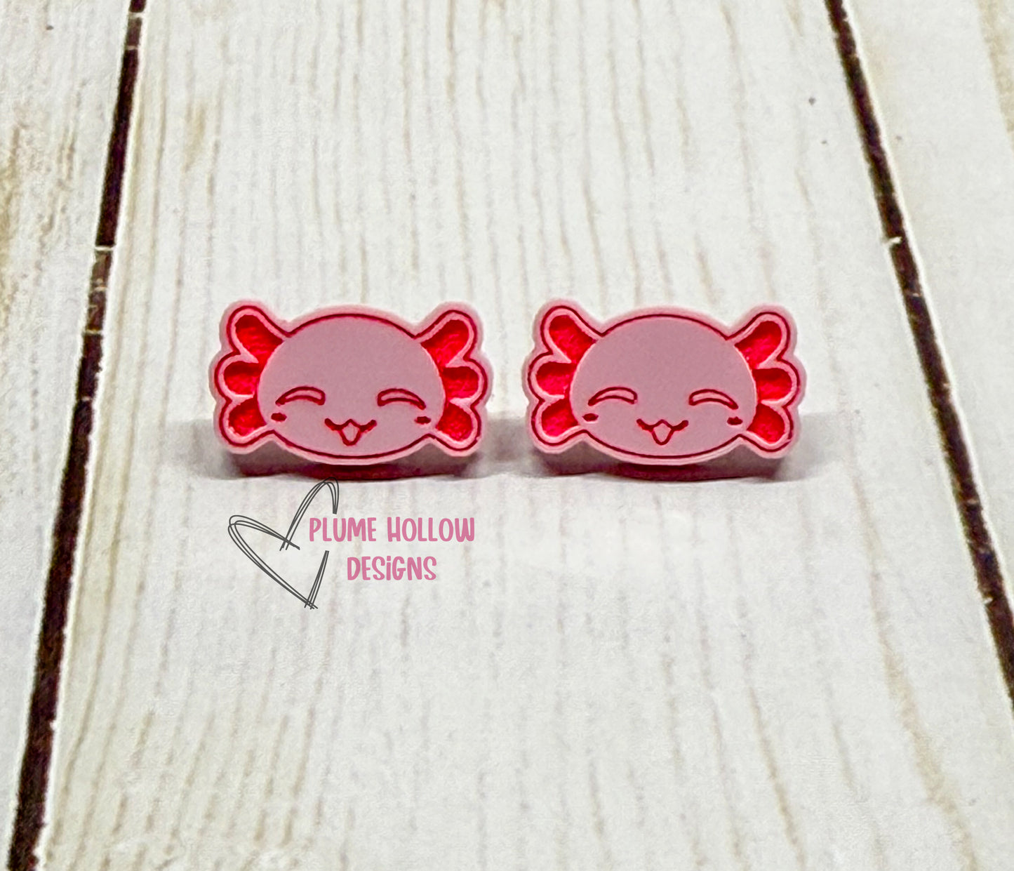 Axolotl Stud Earrings
