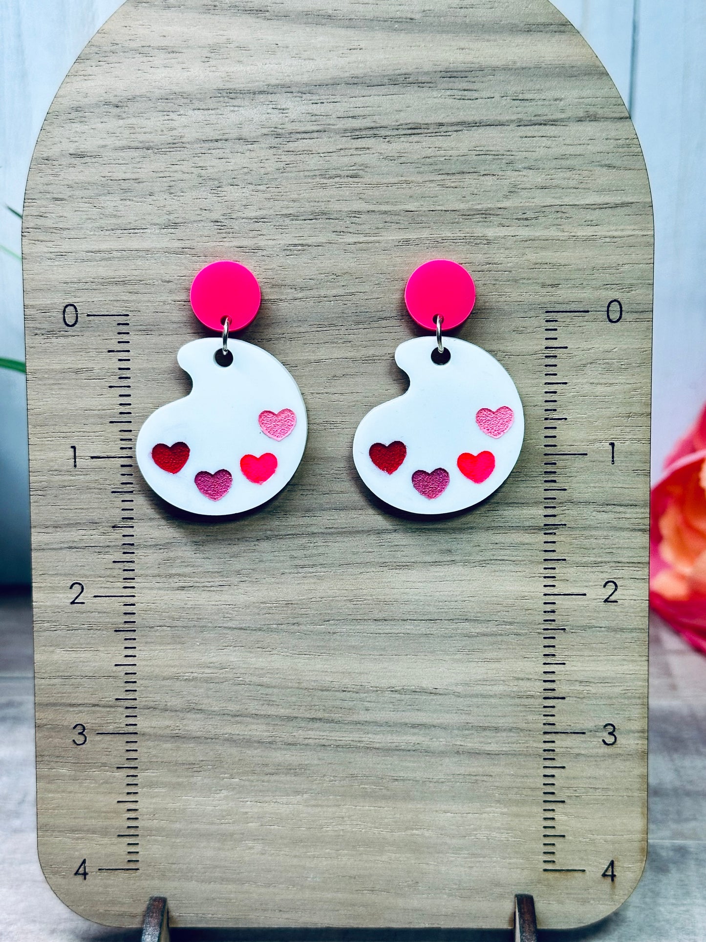 Heart Artist Palette Earrings