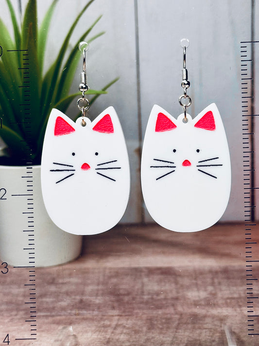 Cat Dangle Earrings