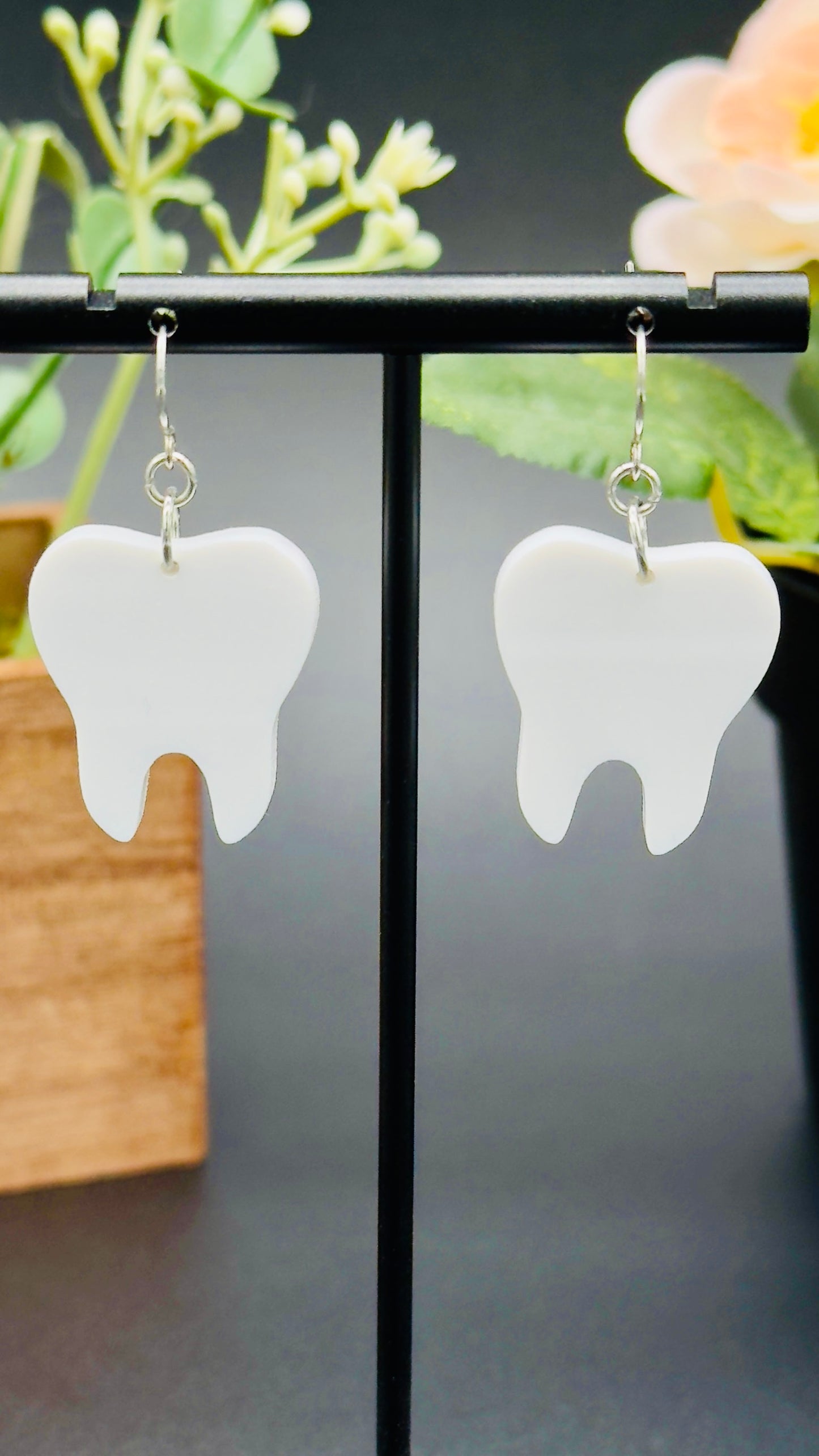 Tooth Dangle Earrings