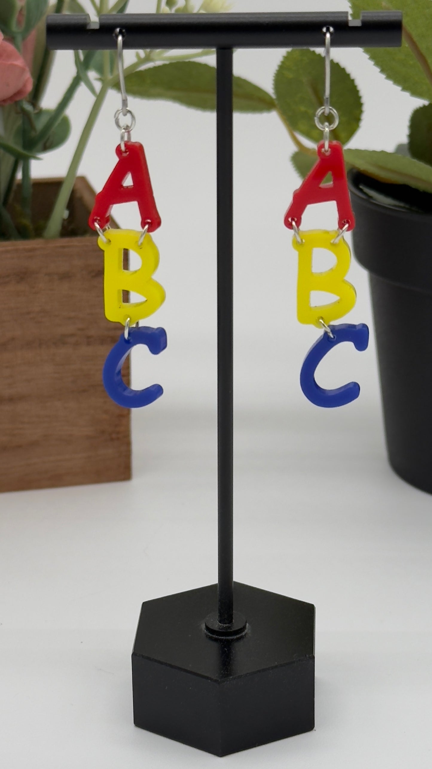 ABC Dangle Earring