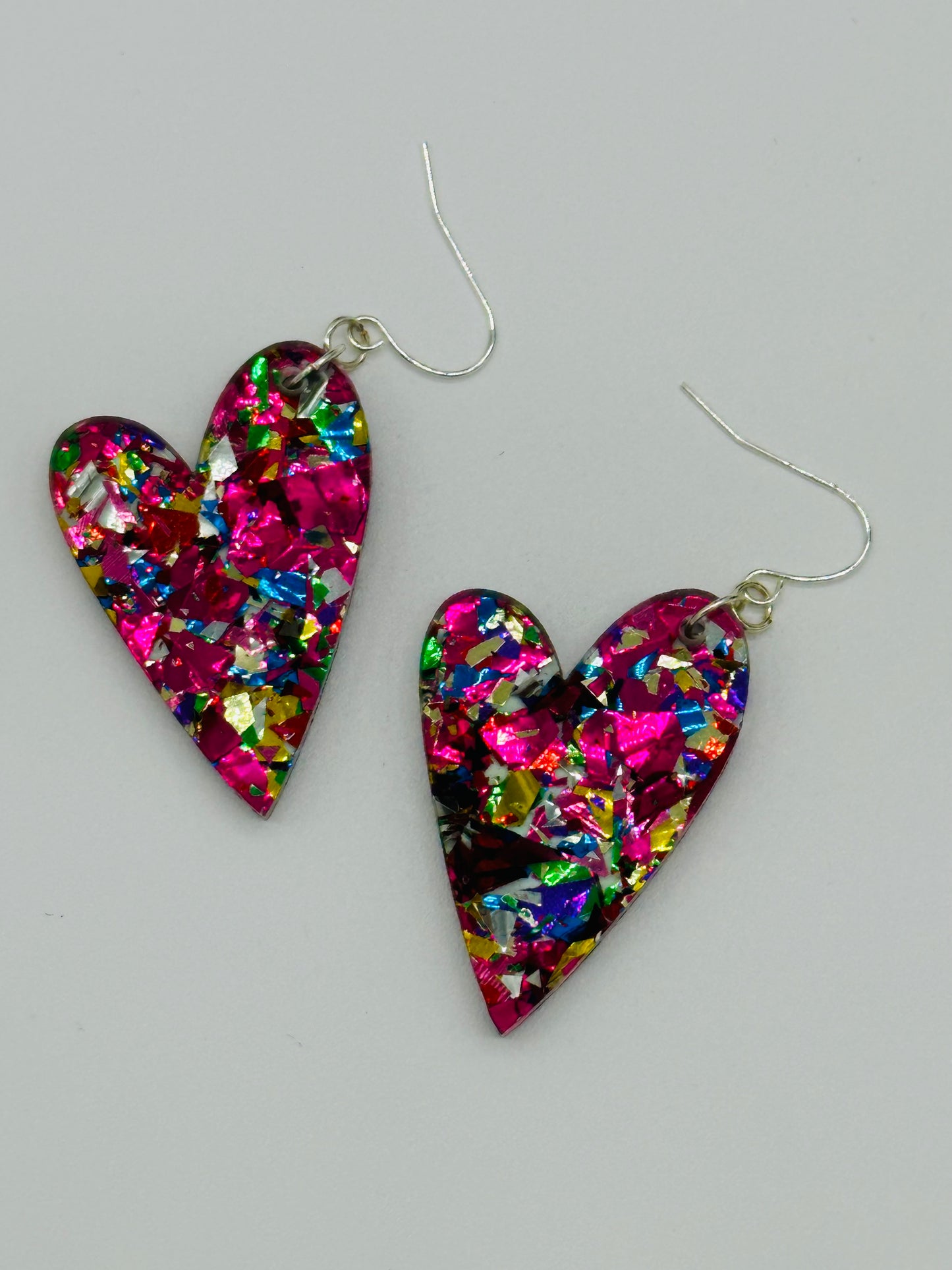 Sweetheart Confetti Heart Earrings