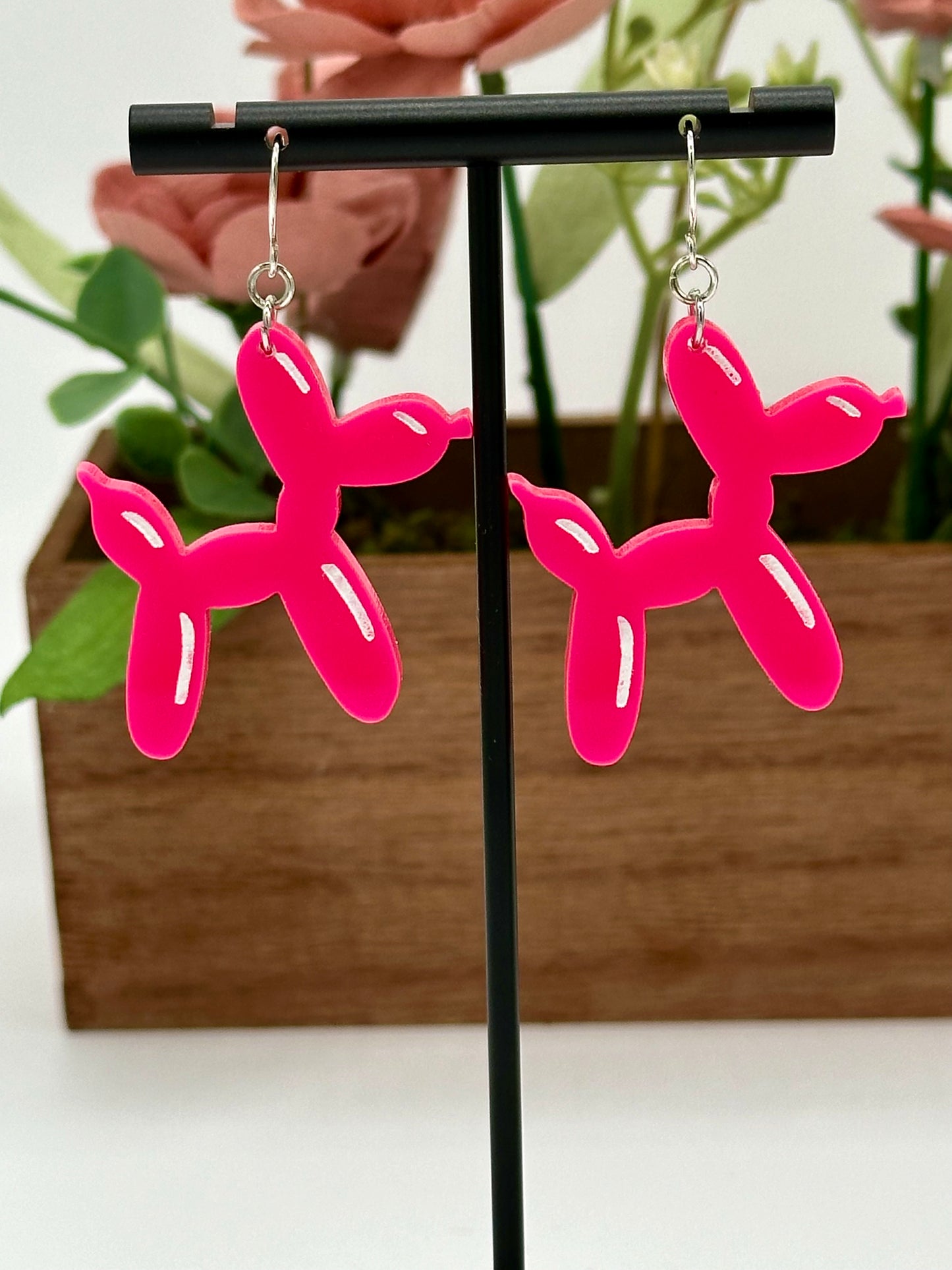 Balloon Dog Earrings