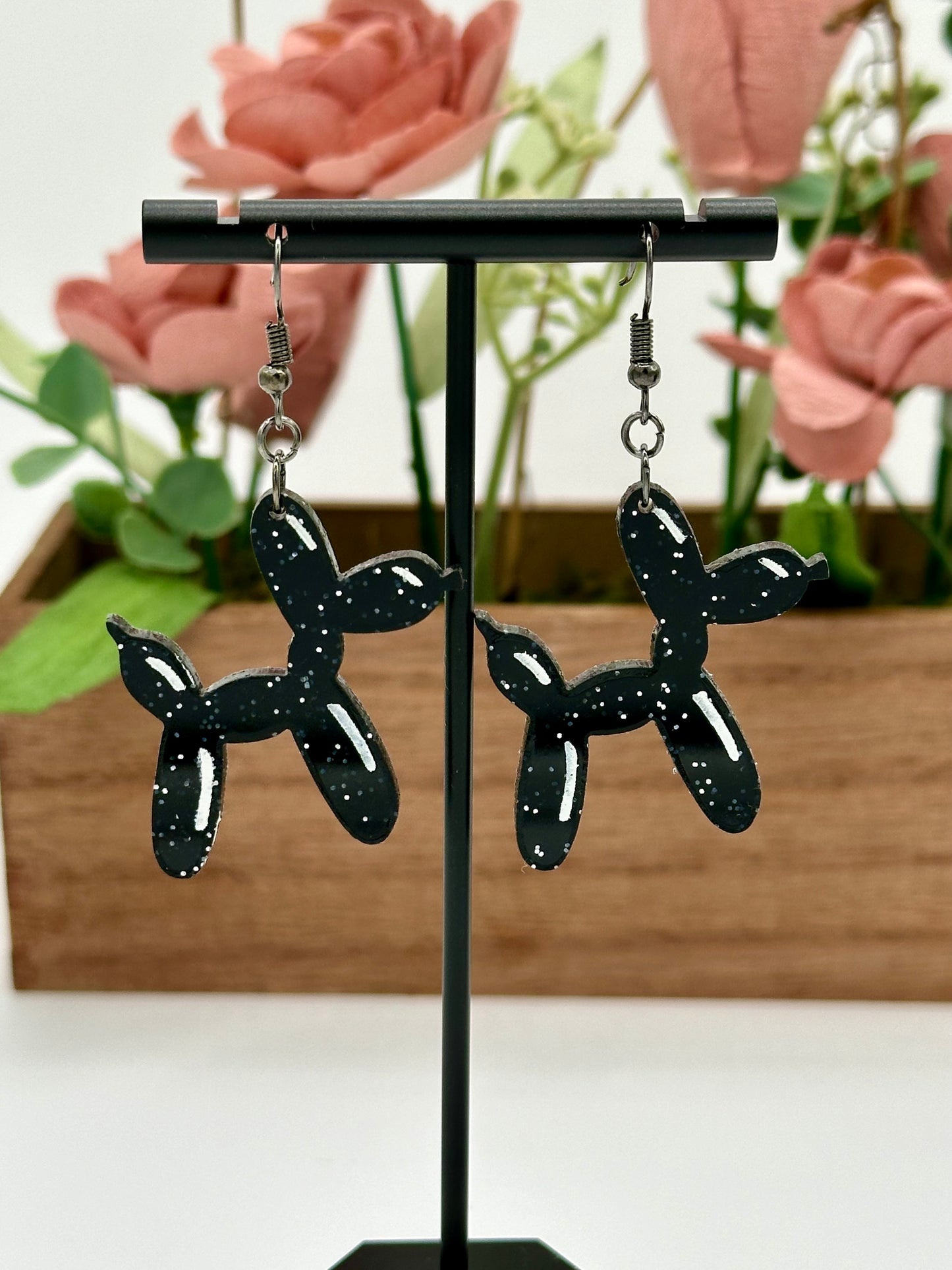 Balloon Dog Earrings