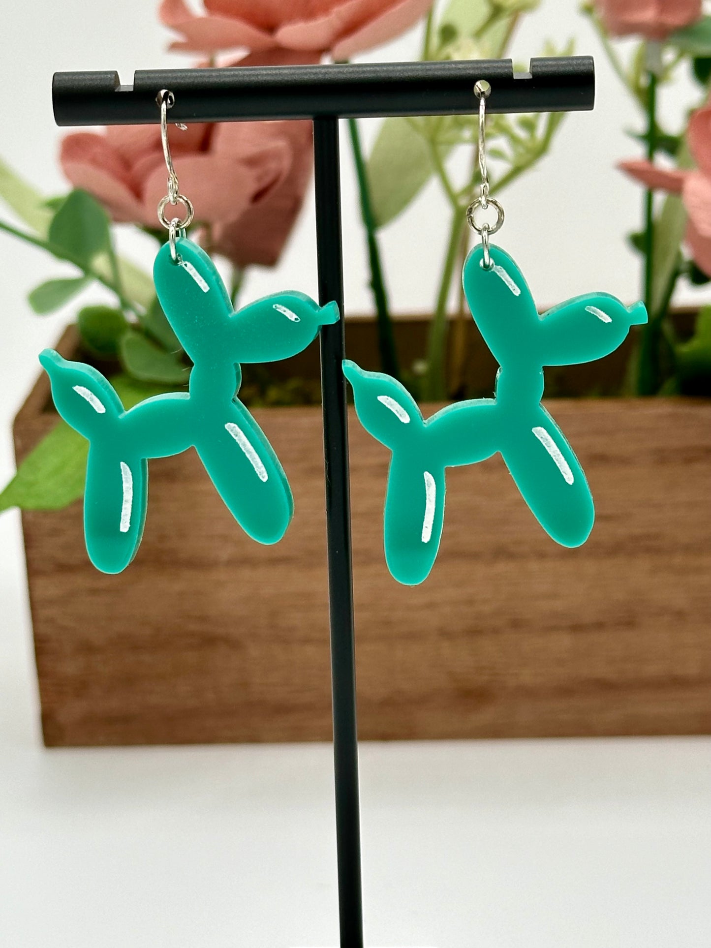 Balloon Dog Earrings