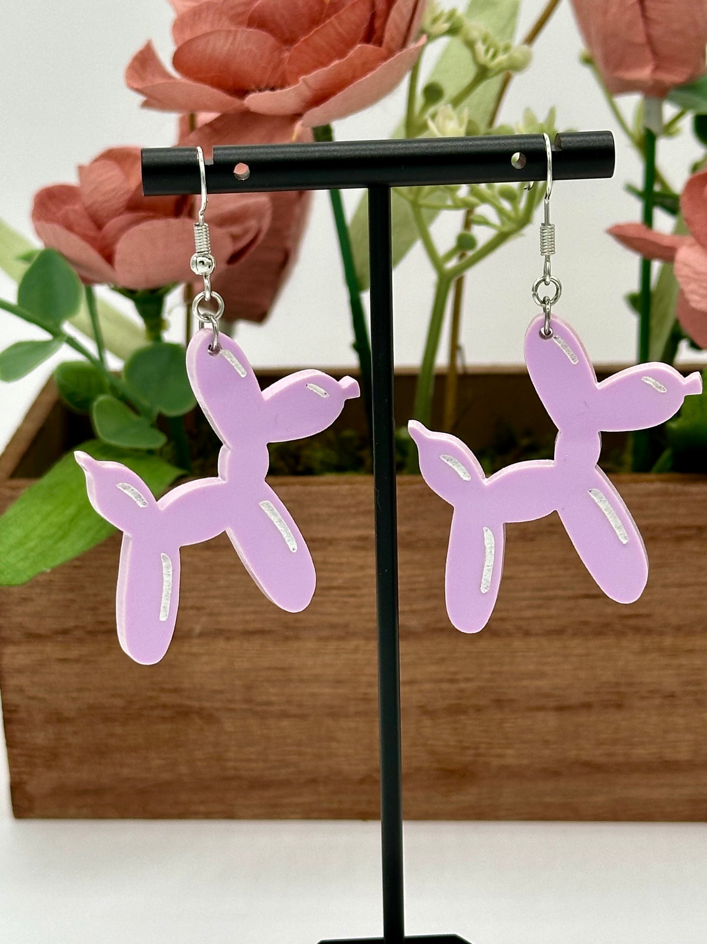 Balloon Dog Earrings