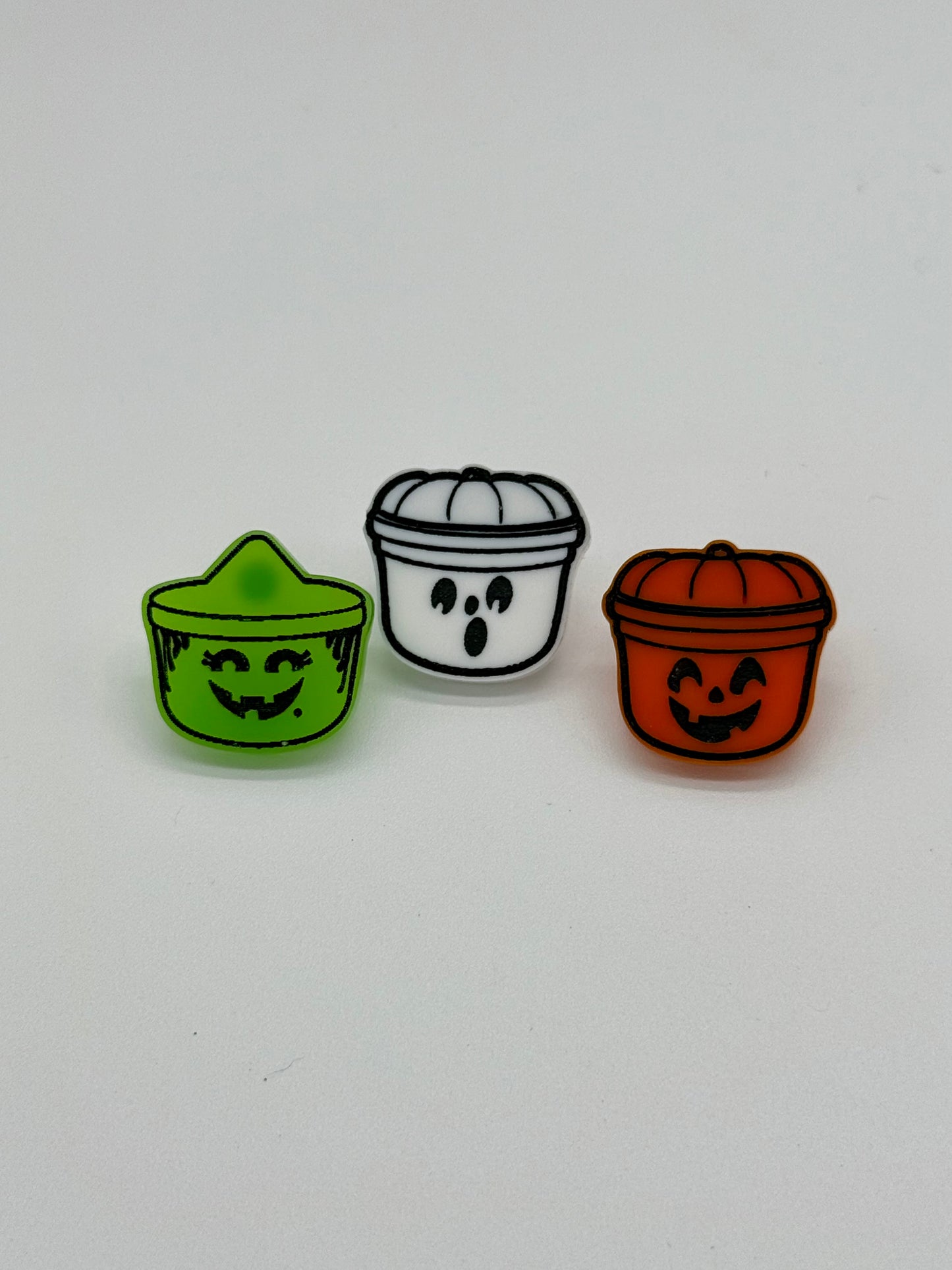 Halloween Witch Bucket Stud Earrings