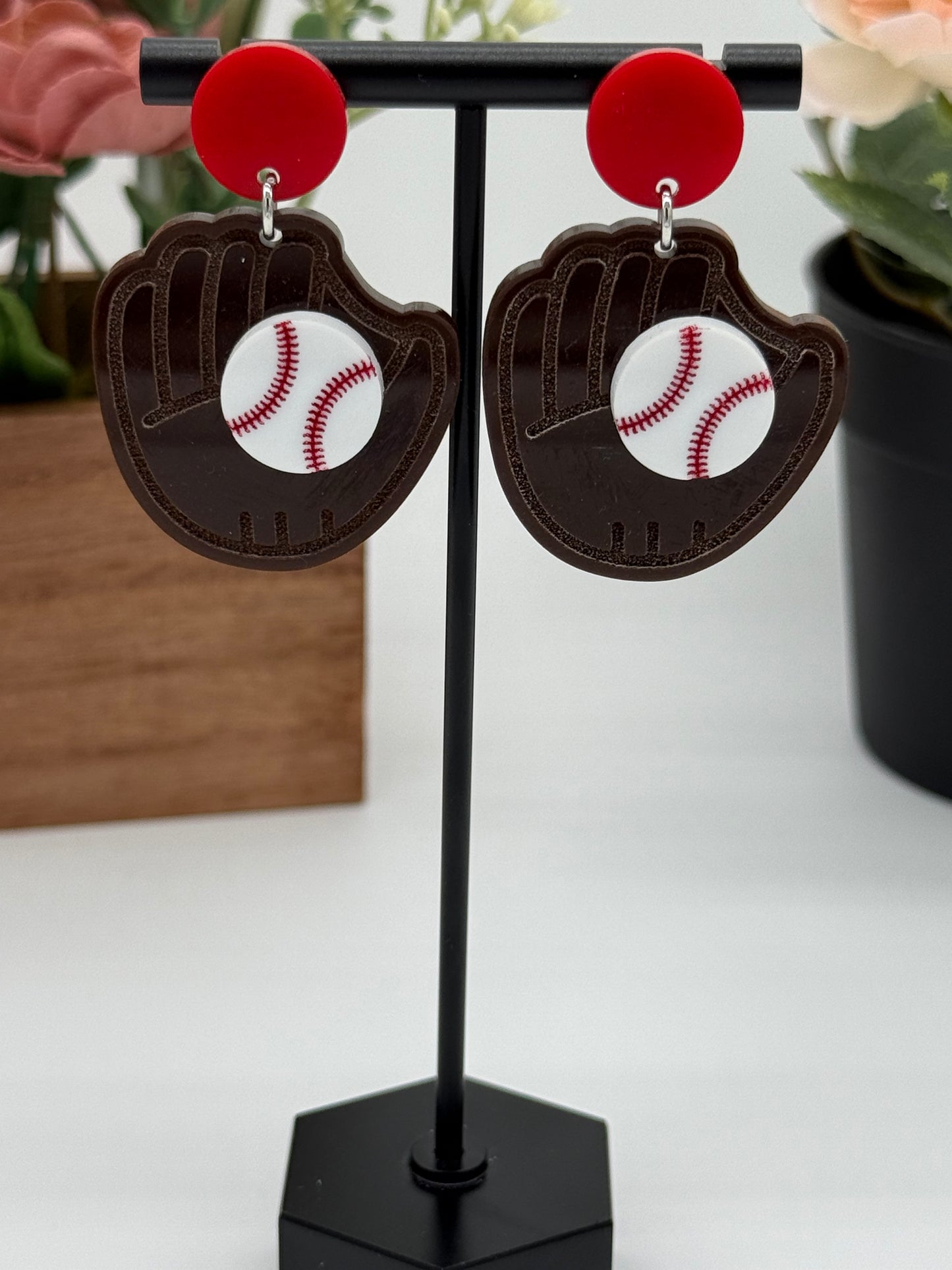 Baseball Glove Earrings