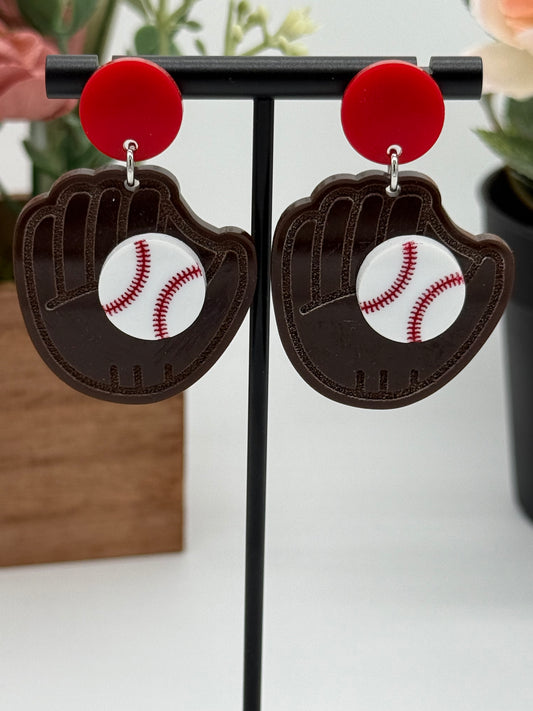 Baseball Glove Earrings