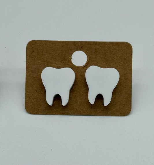 Tooth Stud Earrings