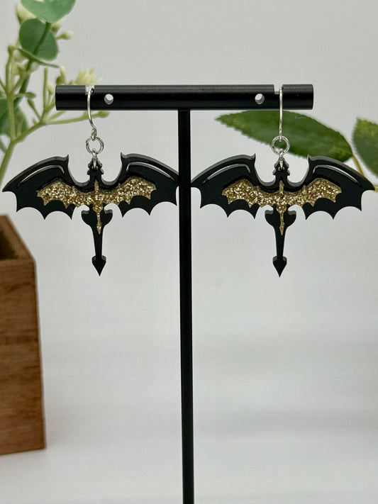 Dragon Rider Dangle Earrings